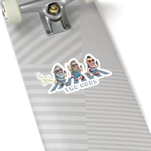 The Gods Road - Zeus, Poseidon and Hades Sticker | Greek Mythology Meets Pop Culture | Funny Vinyl Decal for Laptops & Journals