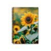 Unique Sunflower Spiral Notebook | Nature-Inspired Journal | Perfect for Notes and Gifts
