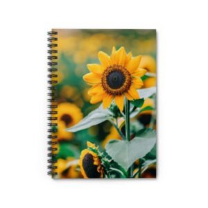 Unique Sunflower Spiral Notebook | Nature-Inspired Journal | Perfect for Notes and Gifts