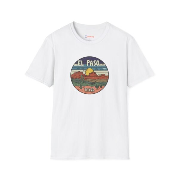 El Paso, Texas - Desert Landscape - Unisex Softstyle T-Shirt