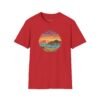 Embrace the Horizon: Pixel Art Ventura Pier Sunset - Unisex Softstyle T-Shirt