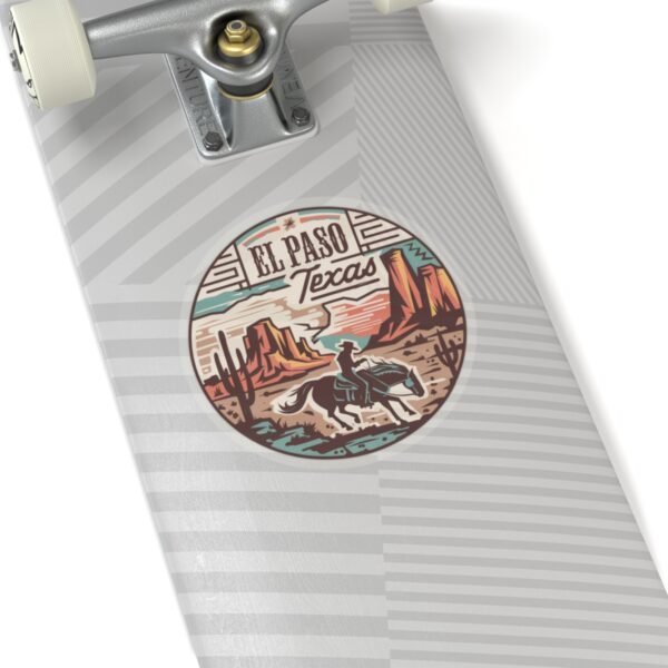 Texas City Stickers, El Paso Country Flair, Travel Sticker, Laptop Decal, Vinyl Decal, Southwestern Decor, Western Style Decoration
