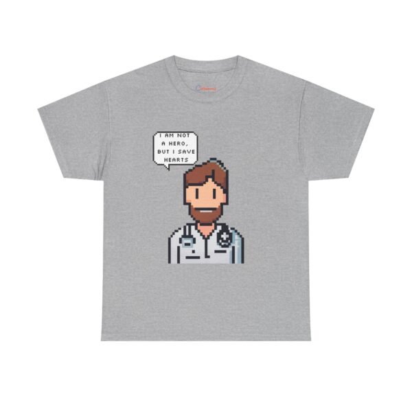Pixel Doctor Shirt - Funny Medical Student Gift, Save Hearts Tee, Healthcare Worker Appreciation, Pixel Art T-Shirt for Doctors & Nurses