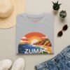 Zuma Beach California Sunset Tee - Retro Ocean Cliff Shirt | Colorful Coastal Art | Unisex T-Shirt