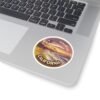16825363753555803834_1200.jpeg Zuma Beach California Sunset - Retro Vintage Coastal Sticker for Surf & Beach Lovers