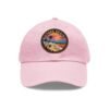 Sitges Spain Hat - Retro Sunset Leather Patch Cap, Coastal Beach Town Souvenir Dad Hat, Mediterranean Travel Gift