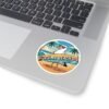 Zuma Beach Seagull Sticker - Fun Summer Sticker, Surf Vibes, California Coastal Decor, Cool Cartoon Sticker for Laptop, Water Bottle