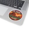 Desert Sunset Kiss-Cut Stickers | El Paso Texas, Cactus and Rocks, Southwestern Decor, Laptop Decals, Wanderlust Travel Accessories