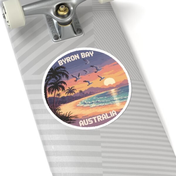 17008443585158160282_1200.jpeg Byron Bay Australia Sticker - Retro Pixel Art Beach Sunset Design, Coastal Travel Souvenir, Vintage Ocean Scene Vinyl Sticker