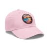 17102766642336074165_2048.jpeg Byron Bay Australia Hat - Retro Coastal Leather Patch Dad Cap, Surf Sunset Design, Vintage Beach Style Gift for Travelers & Ocean Lovers