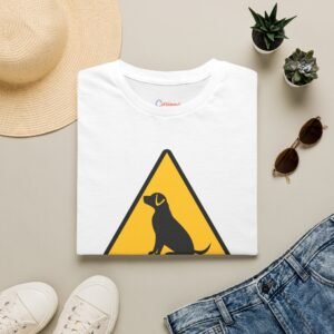 Lovingly Dangerous Dogs Warning Sign - Unisex Softstyle T-Shirt