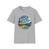 Capybara Starry Night T-Shirt, Artistic Style Tee, Whimsical Animal Graphic Shirt, Painting Inspired Tee, Softstyle Tee, Art Lover