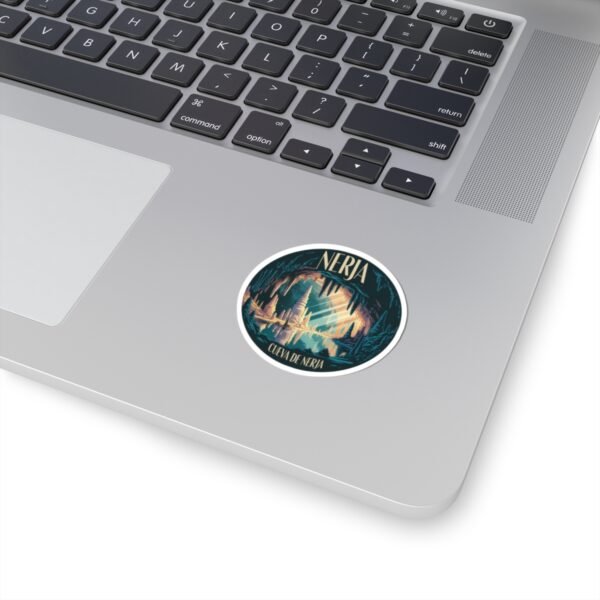 Cueva de Nerja Sticker - Retro Cave Art Design | Nerja Spain Travel Vinyl Decal | Andalucía Nature & Adventure Illustration