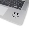 Pixel Smiley Face Sticker - Retro 8-Bit Minimalist Happy Face Decal, Funny Gaming Pixel Art, Cute Laptop & Water Bottle Sticker
