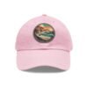 Carmel by the Sea Hat - Retro Coastal Leather Patch Cap, California Ocean Sunset Embroidery Style