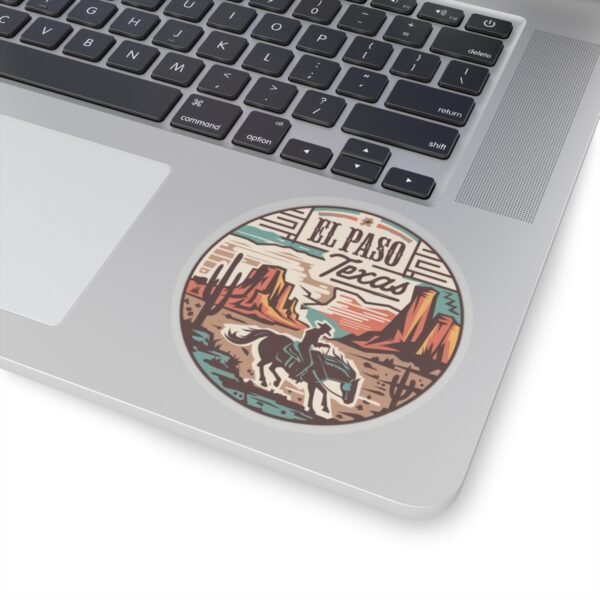 Texas City Stickers, El Paso Country Flair, Travel Sticker, Laptop Decal, Vinyl Decal, Southwestern Decor, Western Style Decoration