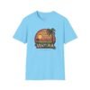 Ventura Sunset Pixel Art California Dream Unisex Softstyle T-Shirt, Graphic Tee, Vintage Style Shirt, Retro Tshirt, Beach Lover Gift