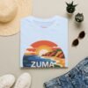 Zuma Beach California Sunset Tee - Retro Ocean Cliff Shirt | Colorful Coastal Art | Unisex T-Shirt
