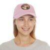 Zuma Beach California Hat - Retro Sunset Leather Patch Cap, Pixel Art Coastal Dad Hat, Malibu Surf Style Beachwear