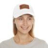 Tampa Florida Hat - PU Leather Patch Retro Coastal Baseball Cap, Florida Travel Souvenir