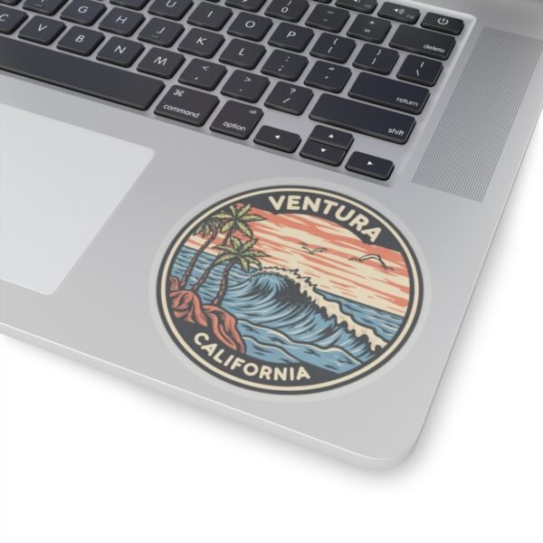 Stickers, Ventura California Waves Seagulls Peace, Laptop Decals, Water Bottle Stickers, Scrapbooking, Car Stickers, Vinyl Decals