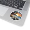 Carmel-by-the-Sea Sticker - Pixel Art Sunset Ocean Waves and Cliffside Design - Retro 8-Bit California Coastal Travel Souvenir Decal