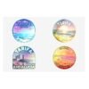 Tarifa España Sticker Pack - Retro & Pixel Art Travel Badge Set of 4, Sunset Beach Coastal Stickers, Andalusia Spain Souvenir