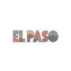 Texas Landscape Kiss-Cut Stickers | El Paso Artistic Letters, Southwest Symbols, Travel Accessories, Unique Decals for Water Bottles and