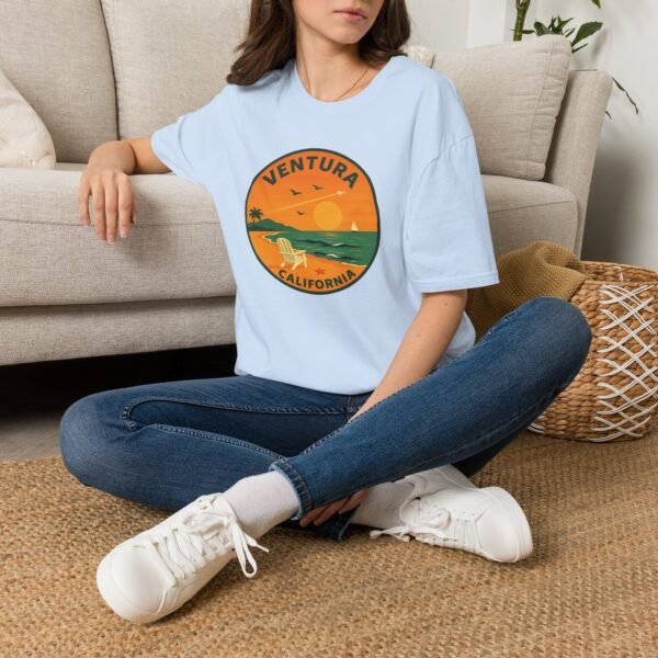Ventura California T-Shirt | Retro Beach Sunset Shirt, Vintage Coastal Graphic Tee, West Coast Travel Gift, Ocean Vibes Apparel