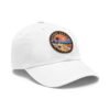 Sitges Spain Hat - Retro Sunset Leather Patch Cap, Coastal Beach Town Souvenir Dad Hat, Mediterranean Travel Gift