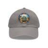 Capybara Poker Hat - PU Leather Patch Funny Animal Baseball Cap, Art Parody Gift