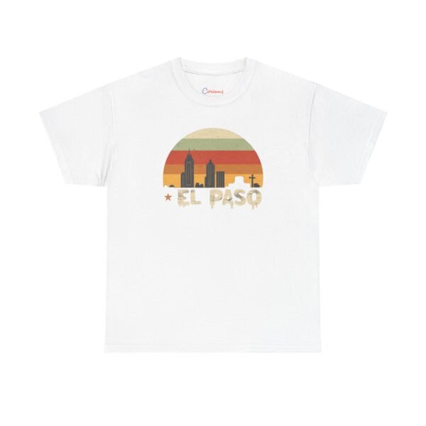 17929738403472416927_2048.jpeg El Paso, Texas | City center at sunset - Unisex Heavy Cotton Tee