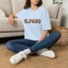 El Paso Texas Pixel Art Shirt - Retro 8-Bit Desert Sunset Design | Unisex Softstyle T-Shirt