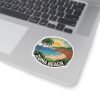 Zuma Beach Sticker - Retro Cartoon California Decal, Funny Travel Souvenir, Cool Beach Art, Malibu Summer Vibe Gift Idea
