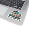 Allentown, Pennsylvania | Alternative city sunset - Kiss-Cut Stickers