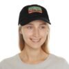 Alamosa Colorado Hat - Retro Sunset Rectangular Leather Patch Cap, Great Sand Dunes Mountains Souvenir Dad Hat, Travel Gift