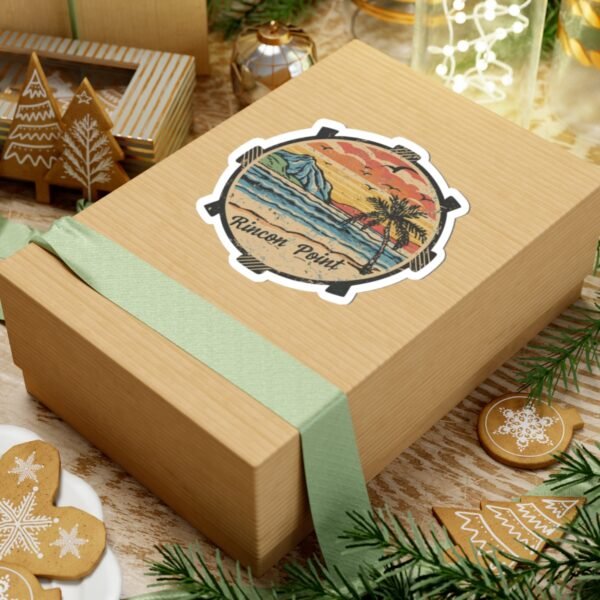 18209267610872611810_1200.jpeg Ventura, California - Rincon Beach County Park - Kiss-Cut Stickers | Coastal Scenic Design