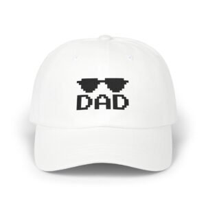 Pixel Custom Embroidered Hat - Personalized 8-Bit Gamer Cap, Retro Pixel Dad Hat