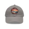 1959143697985007475_2048.jpeg Zuma Beach California Hat - Retro Surf Cap with Leather Patch, Coastal Sunset Design, Malibu Surfer Gift, Beach Lover Dad Hat