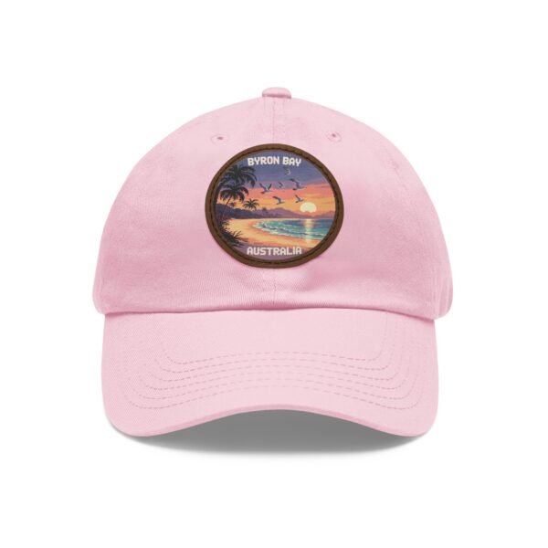 196059677384398585_2048.jpeg Byron Bay Pixel Art Hat - Retro Sunset Leather Patch Cap | Australia Beach Dad Hat | Vintage Ocean View | Gamer Travel Gift