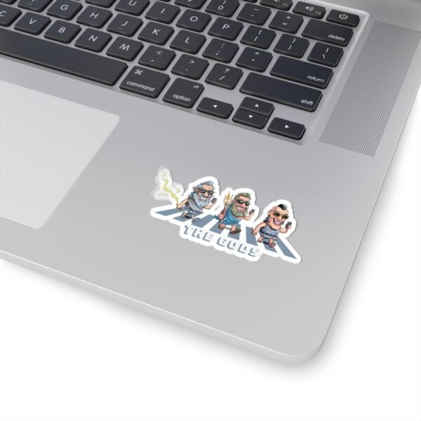 The Gods Road - Zeus, Poseidon and Hades Sticker | Greek Mythology Meets Pop Culture | Funny Vinyl Decal for Laptops & Journals