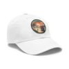 Zuma Beach California Hat - Retro Sunset Leather Patch Cap, Pixel Art Coastal Dad Hat, Malibu Surf Style Beachwear