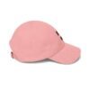 Pixel Surprised Face Embroidered Dad Hat: Retro 8-Bit Gaming Cap