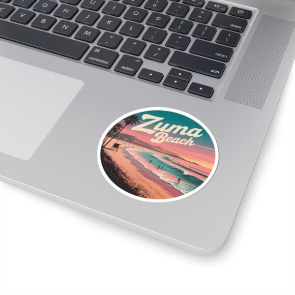 Zuma Beach Sticker - Retro Sunset California Vibes - Coastal Travel Gift