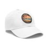 Ventura California Hat - PU Leather Patch Retro Sunset Baseball Cap, Coastal Travel Souvenir