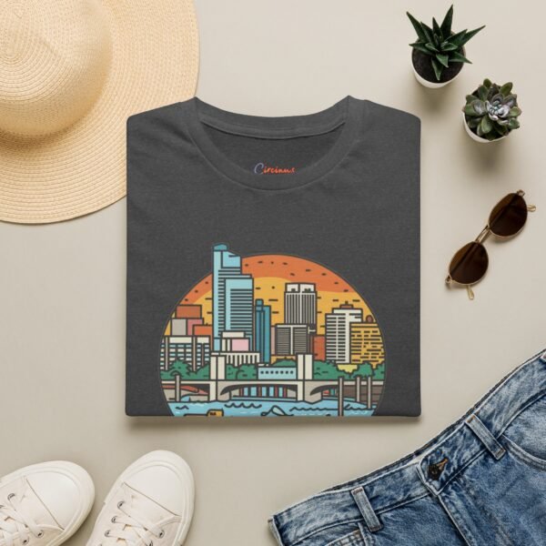 Tampa Florida T-Shirt - Cityscape Sunset Tee, Tampa Skyline Shirt, Unisex Softstyle Gift for Travelers