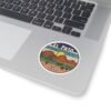 Desert Landscape Stickers, Southwest Cactus Decals, El Paso Texas Vinyl Stickers, Travel Adventure Souvenirs, USA State City Kiss-Cut Decor