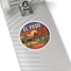 Sunset Cacti Stickers, El Paso Texas Souvenir, Desert Mountain Decals, Traveler Sticker Pack, Southwestern Decor