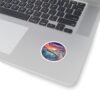 Cadaqués Spain Sunset Sticker - Coastal Village Art, Travel Souvenir, Vibrant Mediterranean Seaside, Spanish Town Scenic Gift