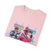 Funny Flamingo T-Shirt - Passport Problems Graphic Tee, Travel Humor Front & Back Print Shirt, Quirky Bird Streetwear Gift